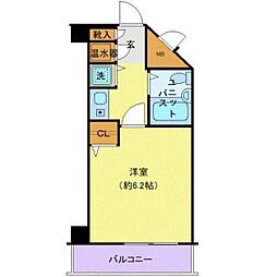 豊田ダイカンプラザ 1Kの間取図画像