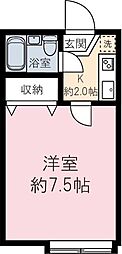 間取図画像 1K