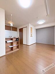 近鉄大阪線 弥刀駅 徒歩13分の賃貸アパート 3階1LDKのリビング/ダイニング