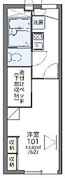 レオパレスラ・プランタン 1Kの間取図画像