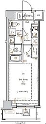 ラフィスタ野方 1Kの間取図画像