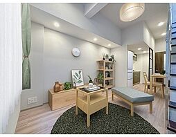 ウェルスクエア新宿戸山 地下1階1LDKのリビング/ダイニング