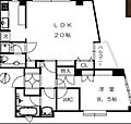 エスター南麻布3階29.0万円