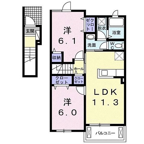 画像2:間取図