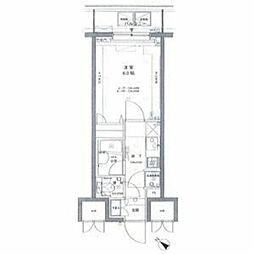 京急本線 京急蒲田駅 徒歩3分の賃貸マンション 3階1Kの間取り