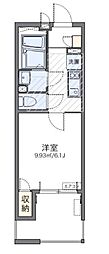 レオネクストNYT 1Kの間取図画像