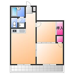 プレアール小瀬2 2LDKの間取図画像