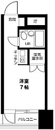 東京メトロ千代田線 新御茶ノ水駅 徒歩3分の賃貸マンション 4階ワンルームの間取り