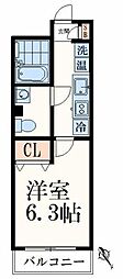 ソフィア永山 1Kの間取図画像