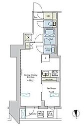 Ｂｒｉｌｌｉａ ｉｓｔ 浅草 6階1LDKの間取り