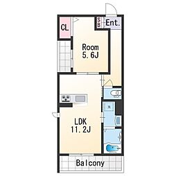 間取図画像 1LDK