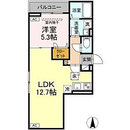 間取図画像 1LDK