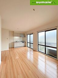 JR紀勢本線 紀三井寺駅 3.3kmの賃貸アパート 2階2LDKのリビング/ダイニング