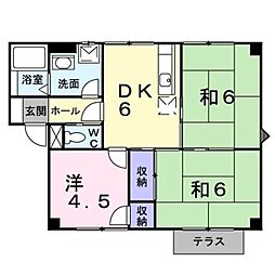 間取図画像 3DK