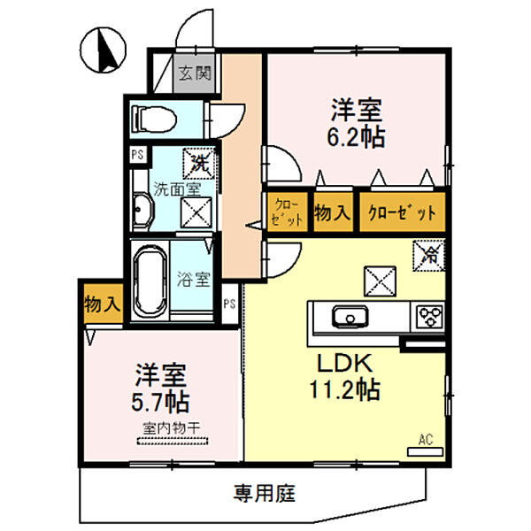 画像2:間取図