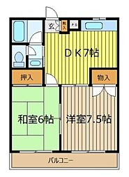 間取図画像 2DK