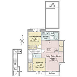 Windsor Court 2LDKの間取図画像
