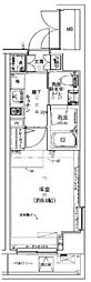 ガリシア新御徒町 1Kの間取図画像