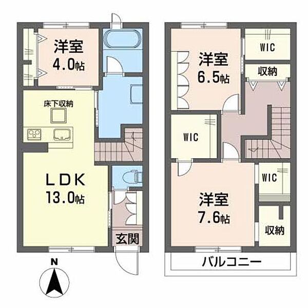 シャーメゾン矢来Ａ 103｜宮城県仙台市太白区郡山３丁目(賃貸アパート3LDK・1階・90.63㎡)の写真 その2