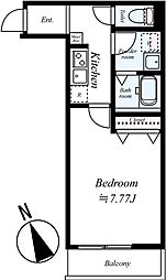 GRADUS北初富 1Kの間取図画像