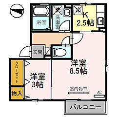 物件の間取り