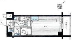 フェニックス新横濱エオール 1Kの間取図画像