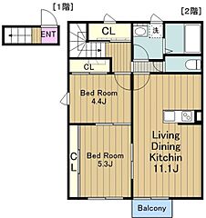 物件の間取り