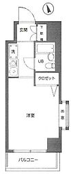 ニッシンパレステージ目白 ワンルームの間取図画像