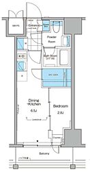 ルフォンプログレ横浜関内 1DKの間取図画像