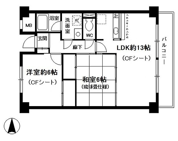 同じ建物の物件間取り写真 - ID:227078861840