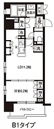 レジディア御茶ノ水 1LDKの間取図画像