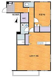ベルツリーけやき 1SLDKの間取図画像