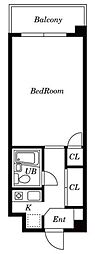 山口ビル 1Kの間取図画像