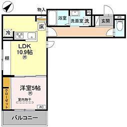 間取図画像 1LDK