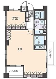 サングランパ 1LDKの間取図画像