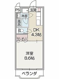 間取図画像 1DK