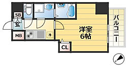 JR東海道・山陽本線 新長田駅 徒歩5分の賃貸マンション 5階1Kの間取り