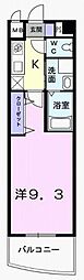 アロヒ ラウレ・ア ハレ 3階1Kの間取り