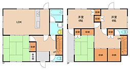駒場3丁目戸建 1階4LDKの間取り