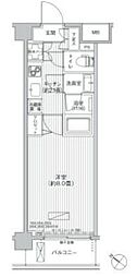 クラール阿佐ヶ谷 1Kの間取図画像