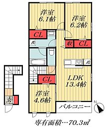 フルールA 2階/-