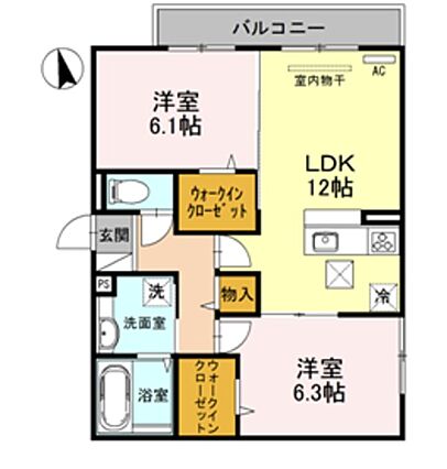 リバード東住吉_間取り_0