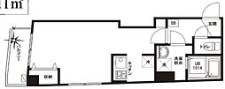 AileAYASE 1Kの間取図画像
