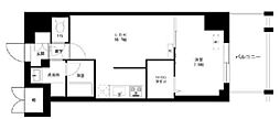 東京マンション 1LDKの間取図画像