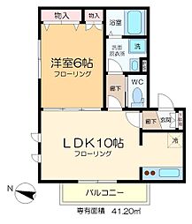 イー・コースト東向島 1LDKの間取図画像