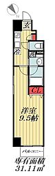 ボナール西船橋 1Kの間取図画像