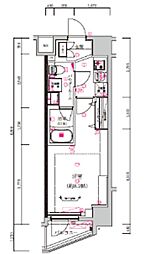 スプレスター大森山王 1Kの間取図画像