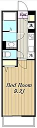 リブリ・モア 1Kの間取図画像