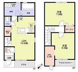 Paradisus Ludens 2階2LDKの間取り