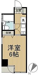 ＭＡＣ平山城址公園コート 1階1Kの間取り